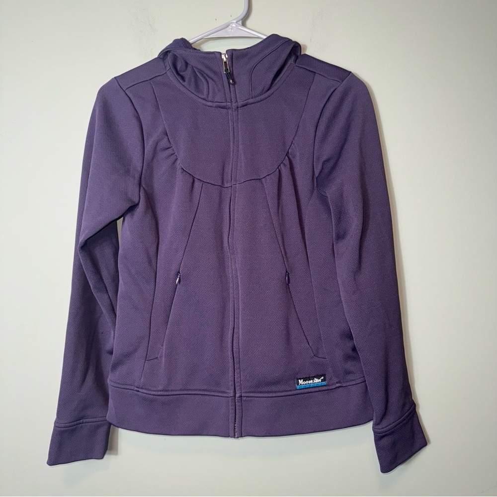 Moosejaw Women’s Purple Zip Up Jacket Size Small